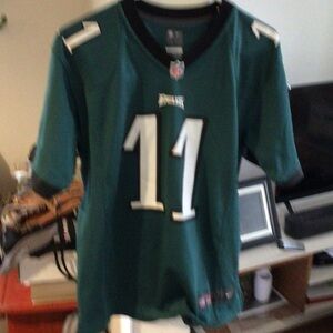 Youth,woman’s,Eagles 11 Wentz,football jersey,on field,Nike